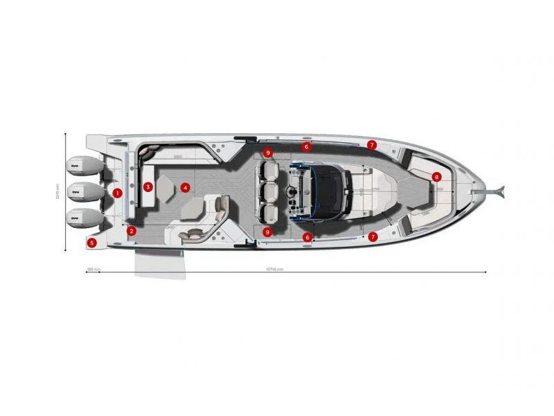 WELLCRAFT 38 T-Top